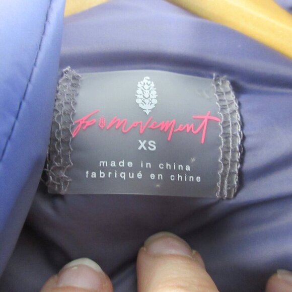 Free People FP Movement Active Puffer Vest Women XS Purple Winter Outdoor 202 - Picture 3 of 11